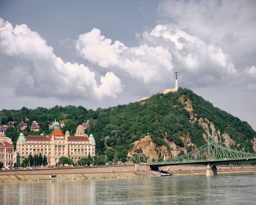 calm walk beside the Danube in Budapest